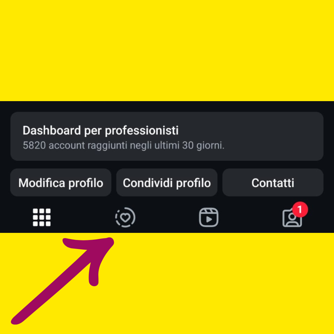 stories ig nuova posizione nella griglia